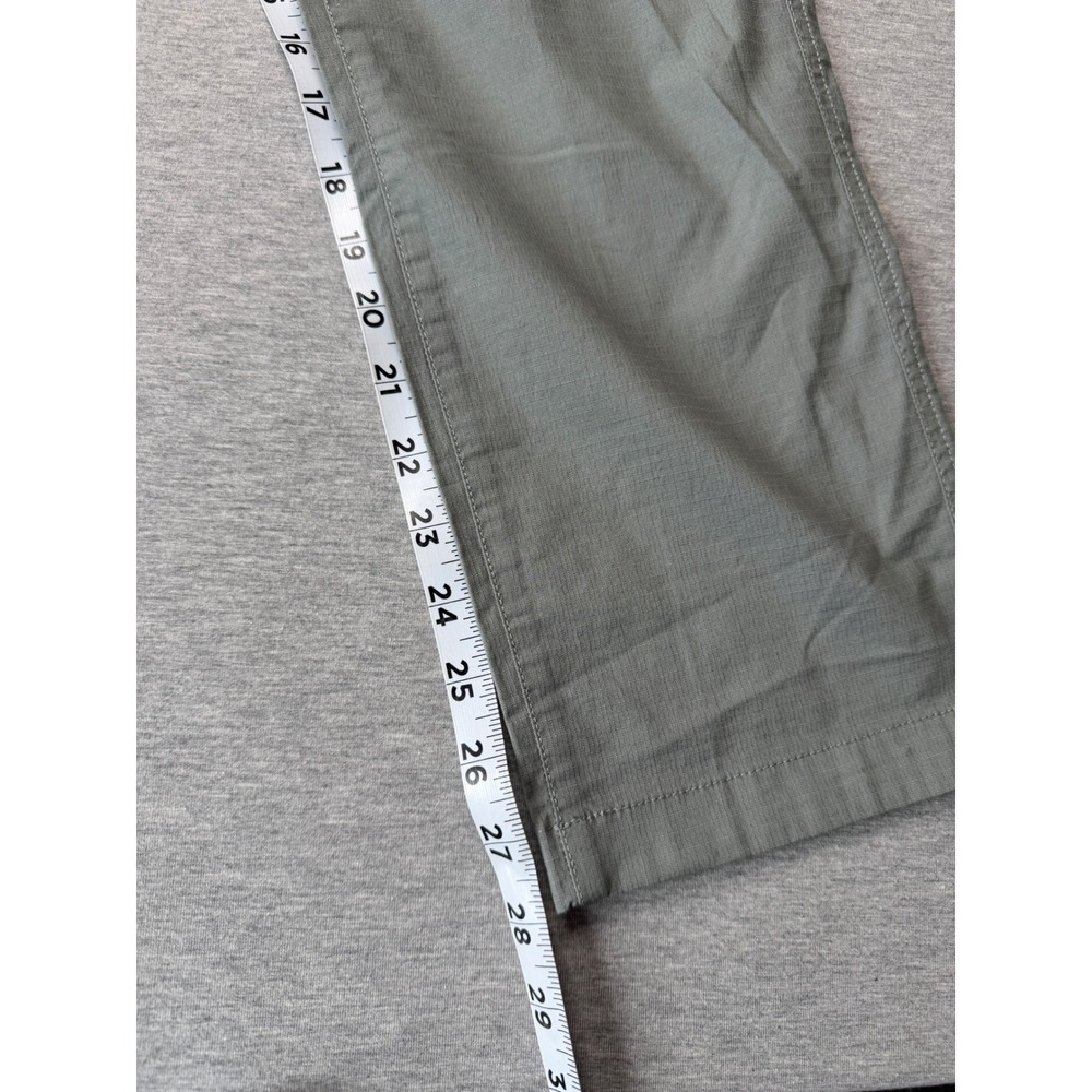 Vuori Ripstop Pant Women Large Sage Green Stretch Cotton Jogger VW401 - Picture 5 of 9